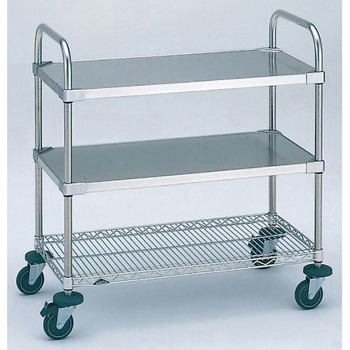 ステンレスエレクター・カート ワーキングカート2型 SUS ABS樹脂製テーパータイプ NSWT2シリーズ ERECTA(エレクター)