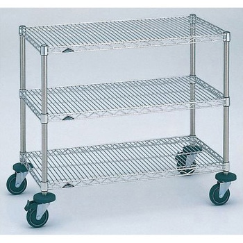 ステンレスエレクター・カート ミニカート SUS ABS樹脂製テーパータイプ ERECTA(エレクター)