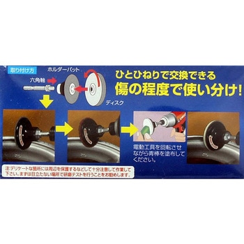 BSスカットディスクセット 自補修用 六角軸 - イチグチ