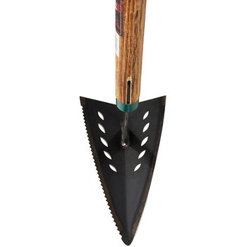 波刃穴明 デルタホー 焼柄 240mm 若獅子