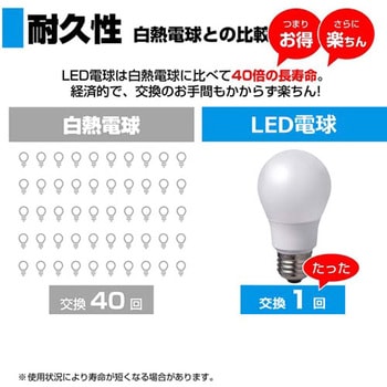 LED電球 AC100V EA758XAシリーズ エスコ