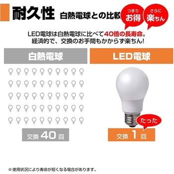LED電球 AC100V EA758XAシリーズ エスコ