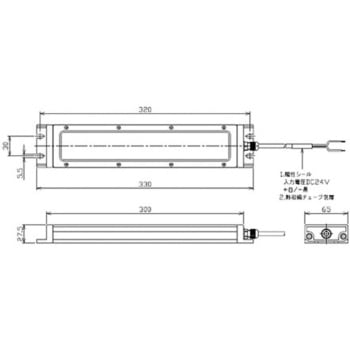 照明灯/LED AC100-240V EA815LNシリーズ エスコ