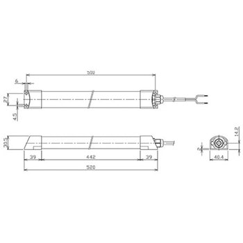 照明灯/LED AC100-240V EA815LNシリーズ エスコ