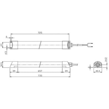 照明灯/LED AC100-240V EA815LNシリーズ エスコ