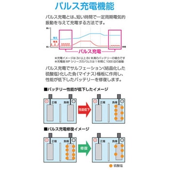 AC100V 自動パルス充電器 EA815YAシリーズ エスコ