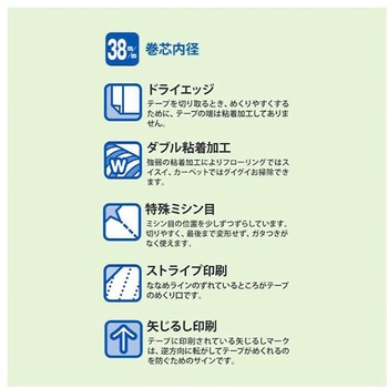 ロールクリーナー フローリング・カーペット兼用 エスコ