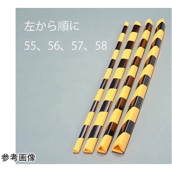 0.9m トラクッションガード 挟み込型/2本 エスコ