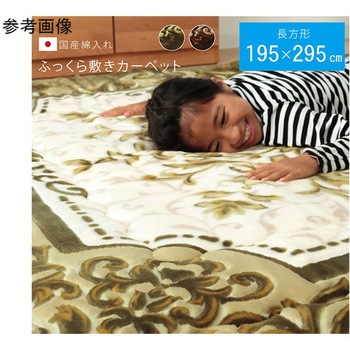 国産固綿40mm使用 ラグ ふっくら極厚敷き布団 『シャルマン』 アズワン