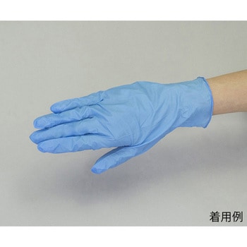 使いきりニトリル手袋 パウダーフリー 100枚入 アズワン