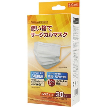 使い捨てサージカルマスク 30枚入×50箱 TS30シリーズ クー・メディカル・ジャパン