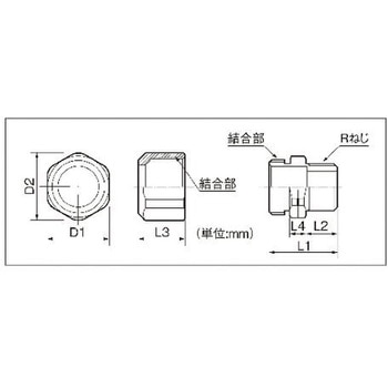 カンタンジョイント 金具オス SKOシリーズ 三和商工