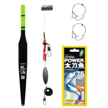 烈光太刀魚ウキ仕掛セットA ルミカ