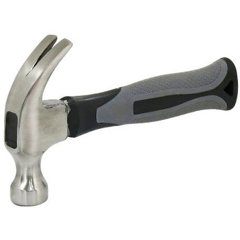 【黒】 ショート ネイルハンマー グラスファイバー柄 225g 大五郎