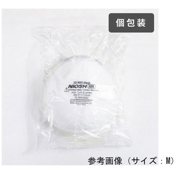 Niosh認証 Softseal 3D N95マスク カップ型 10枚入×12箱 アズワン