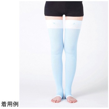 寝ながらうずまいて血行を促すソックス ロング F638-991-24シリーズ 岡本