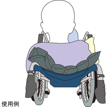 JBG-43 ジャバラ背あて車椅子用クッション 業務用 1個 丸井商事 【通販