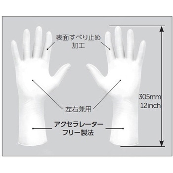ピュアゼロ HG3 ホワイトニトリルグローブ O&M Halyard Japan