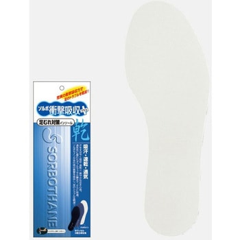 ソルボ衝撃吸収+乾インソール ブルー 三進興産