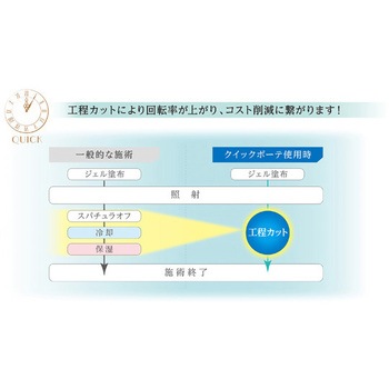 脱毛器用ジェル クイックボーテ 2kg×2袋入 ジェクス