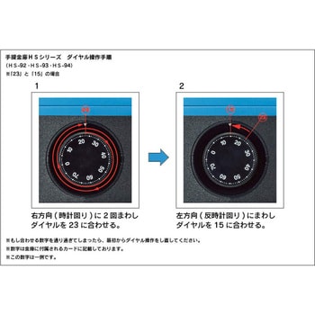 HS-94 手提金庫 1台 LION (ライオン事務器) 【通販サイトMonotaRO】