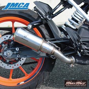 IX-AM3259S IXRACE KTM DUKE 250/390 2017-2021 MK2 スリップオン マフラー 政府認証 JMCA取得  MAD MAX(マッドマックス) コニカルショート マットポリッシュ - 【通販モノタロウ】