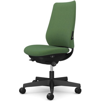 ポータムシリーズ/肘なし/背クッション/スタンダードタイプ/ブラックボディ/ハンガー無/ランバー有/ウレタンキャスター オカムラ(岡村製作所)