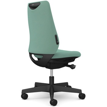 ポータムシリーズ/肘なし/背クッション/スタンダードタイプ/ブラックボディ/ハンガー無/ランバー有/ウレタンキャスター オカムラ(岡村製作所)