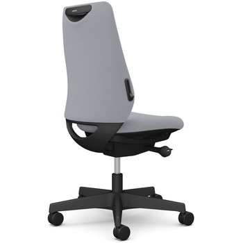 ポータムシリーズ/肘なし/背クッション/スタンダードタイプ/ブラックボディ/ハンガー無/ランバー有/ウレタンキャスター オカムラ(岡村製作所)