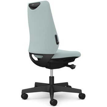 ポータムシリーズ/肘なし/背クッション/スタンダードタイプ/ブラックボディ/ハンガー無/ランバー有/ウレタンキャスター オカムラ(岡村製作所)