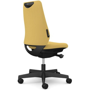 ポータムシリーズ/肘なし/背クッション/スタンダードタイプ/ブラックボディ/ハンガー無/ランバー有/ウレタンキャスター オカムラ(岡村製作所)