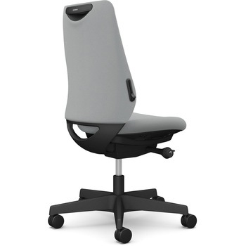 ポータムシリーズ/肘なし/背クッション/スタンダードタイプ/ブラックボディ/ハンガー無/ランバー有/ウレタンキャスター オカムラ(岡村製作所)