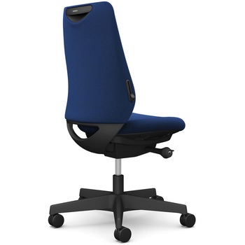 ポータムシリーズ/肘なし/背クッション/スタンダードタイプ/ブラックボディ/ハンガー無/ランバー有/ウレタンキャスター オカムラ(岡村製作所)