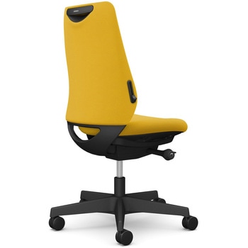 ポータムシリーズ/肘なし/背クッション/スタンダードタイプ/ブラックボディ/ハンガー無/ランバー有/ウレタンキャスター オカムラ(岡村製作所)