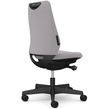 ポータムシリーズ/肘なし/背クッション/スタンダードタイプ/ブラックボディ/ハンガー無/ランバー有/ウレタンキャスター オカムラ(岡村製作所)