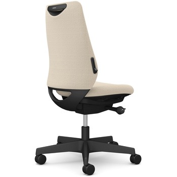 ポータムシリーズ/肘なし/背クッション/スタンダードタイプ/ブラックボディ/ハンガー無/ランバー有/ウレタンキャスター オカムラ(岡村製作所)