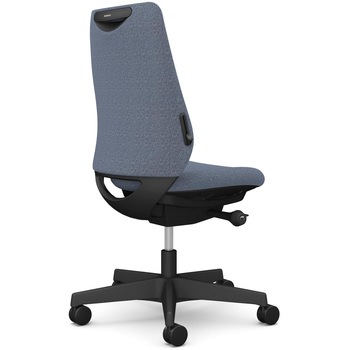 ポータムシリーズ/肘なし/背クッション/スタンダードタイプ/ブラックボディ/ハンガー無/ランバー有/ウレタンキャスター オカムラ(岡村製作所)