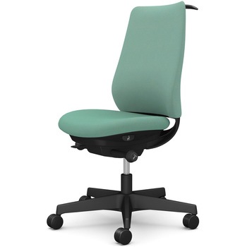 ポータムシリーズ/肘なし/背クッション/スタンダードタイプ/ブラックボディ/ハンガー有/ランバー無/ナイロンキャスター オカムラ(岡村製作所)