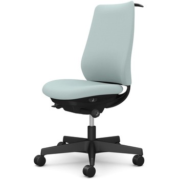 ポータムシリーズ/肘なし/背クッション/スタンダードタイプ/ブラックボディ/ハンガー有/ランバー無/ナイロンキャスター オカムラ(岡村製作所)