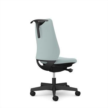 ポータムシリーズ/肘なし/背クッション/スタンダードタイプ/ブラックボディ/ハンガー有/ランバー無/ナイロンキャスター オカムラ(岡村製作所)