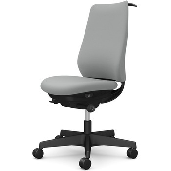 ポータムシリーズ/肘なし/背クッション/スタンダードタイプ/ブラックボディ/ハンガー有/ランバー無/ナイロンキャスター オカムラ(岡村製作所)