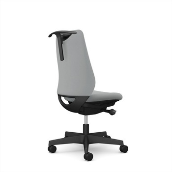 ポータムシリーズ/肘なし/背クッション/スタンダードタイプ/ブラックボディ/ハンガー有/ランバー無/ナイロンキャスター オカムラ(岡村製作所)