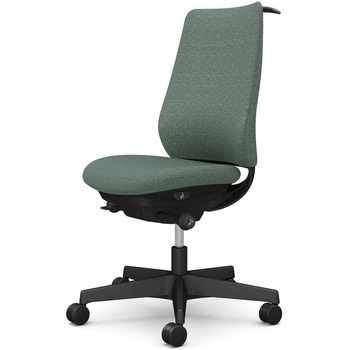 ポータムシリーズ/肘なし/背クッション/スタンダードタイプ/ブラックボディ/ハンガー有/ランバー無/ナイロンキャスター オカムラ(岡村製作所)