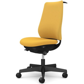 ポータムシリーズ/肘なし/背クッション/スタンダードタイプ/ブラックボディ/ハンガー有/ランバー無/ナイロンキャスター オカムラ(岡村製作所)