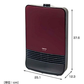 送料込み YAMAZEN セラミックファンヒーター HF-123W | [山善] セラミックファンヒーター セラミックヒーター 大風量