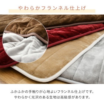 柔らかフランネル 洗えるどこでもカーペット YAMAZEN(山善)