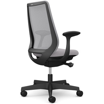 ポータムシリーズ/固定肘/背メッシュ/スタンダードタイプ/ブラックボディ/ハンガー無/ランバー無/ナイロンキャスター オカムラ(岡村製作所)