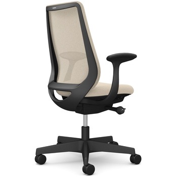 ポータムシリーズ/固定肘/背メッシュ/スタンダードタイプ/ブラックボディ/ハンガー無/ランバー無/ナイロンキャスター オカムラ(岡村製作所)