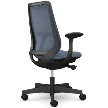 ポータムシリーズ/固定肘/背メッシュ/スタンダードタイプ/ブラックボディ/ハンガー無/ランバー無/ナイロンキャスター オカムラ(岡村製作所)