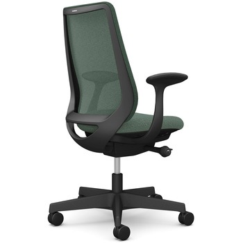 ポータムシリーズ/固定肘/背メッシュ/スタンダードタイプ/ブラックボディ/ハンガー無/ランバー無/ナイロンキャスター オカムラ(岡村製作所)